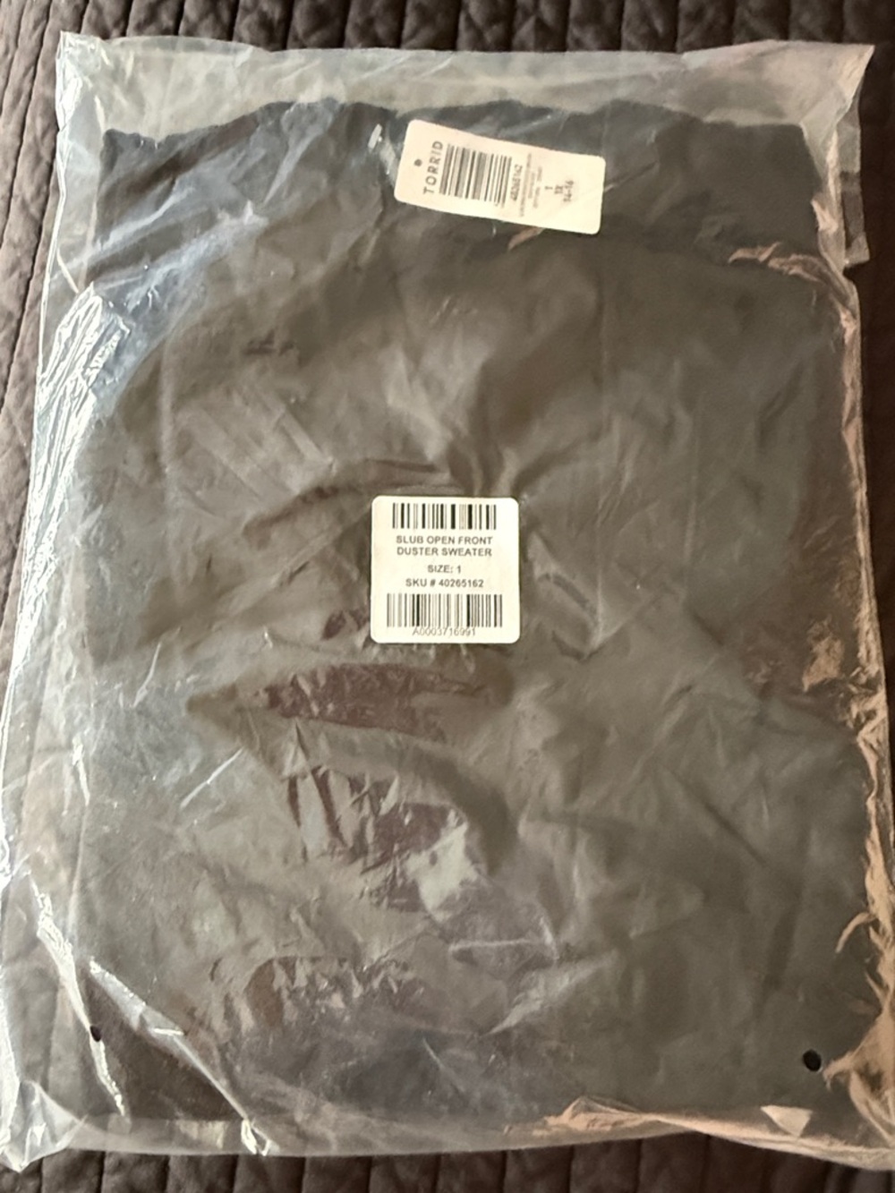 torrid Black Longline Open Front Duster Cardigan